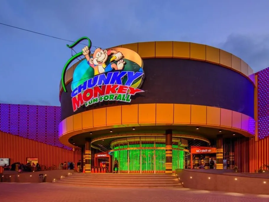 Chunky Monkey DHA logo or building, Karachi